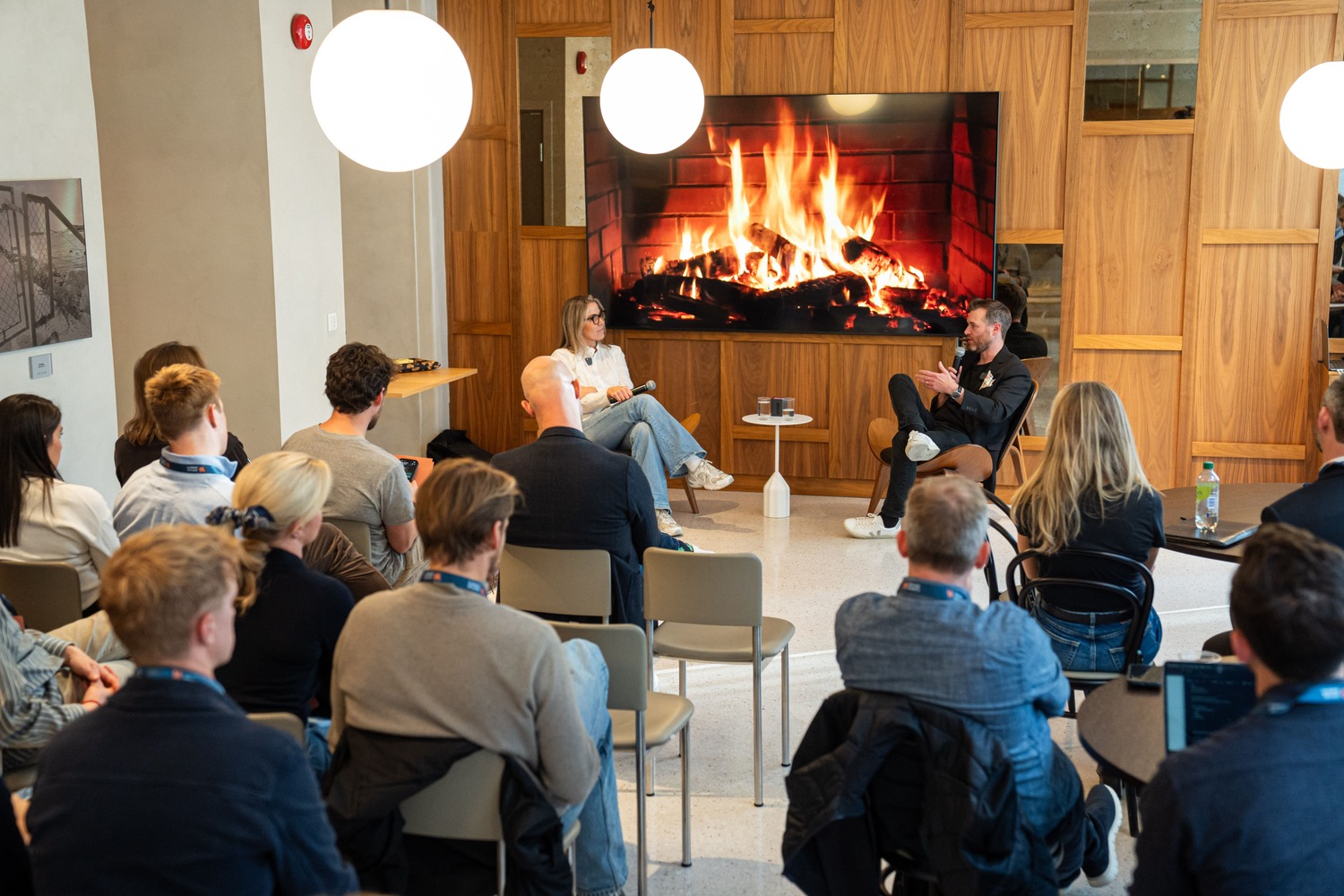 Guests talking at the Venture Summit hosted at Level K6